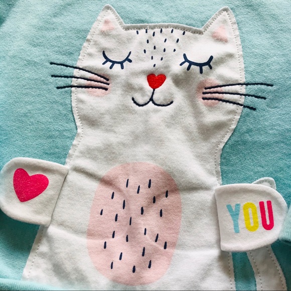 (2) Carter’s Spring Butterfly Shirt Cat Sweatshirt - Picture 6 of 6